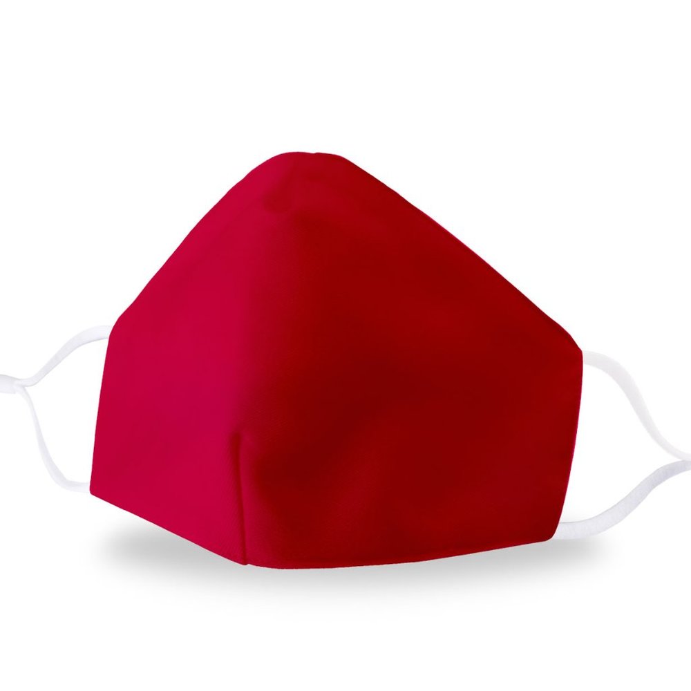 Allsense Unisex Reusable Comfortable Cotton Face Mask Red